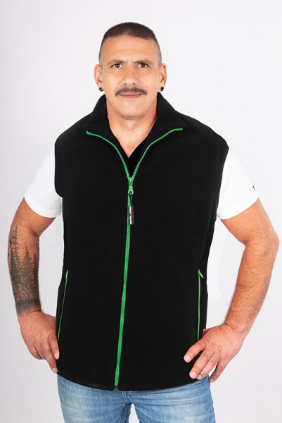 Fleece vest Finn_Black Edition by Enrico Wieland